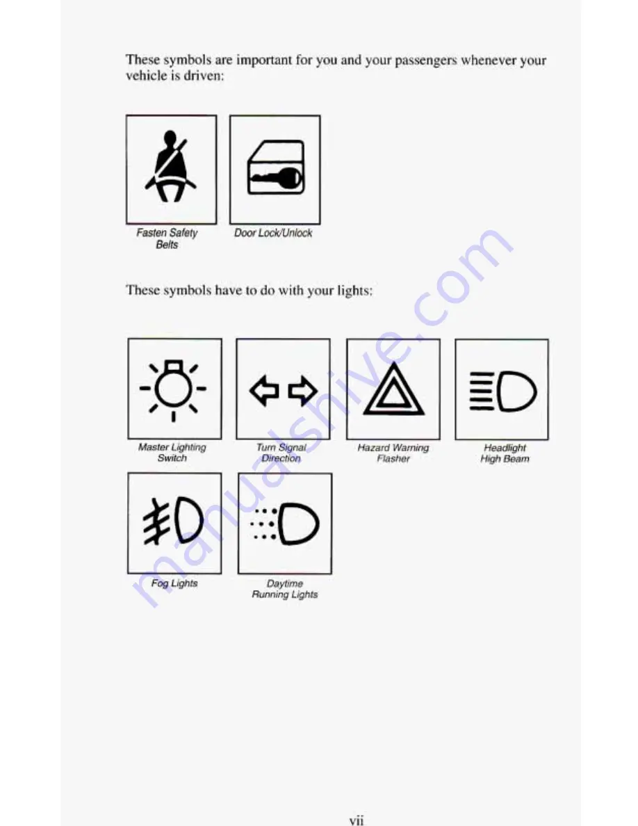 Chevrolet 1995 C/K Pickup Owner'S Manual Download Page 9