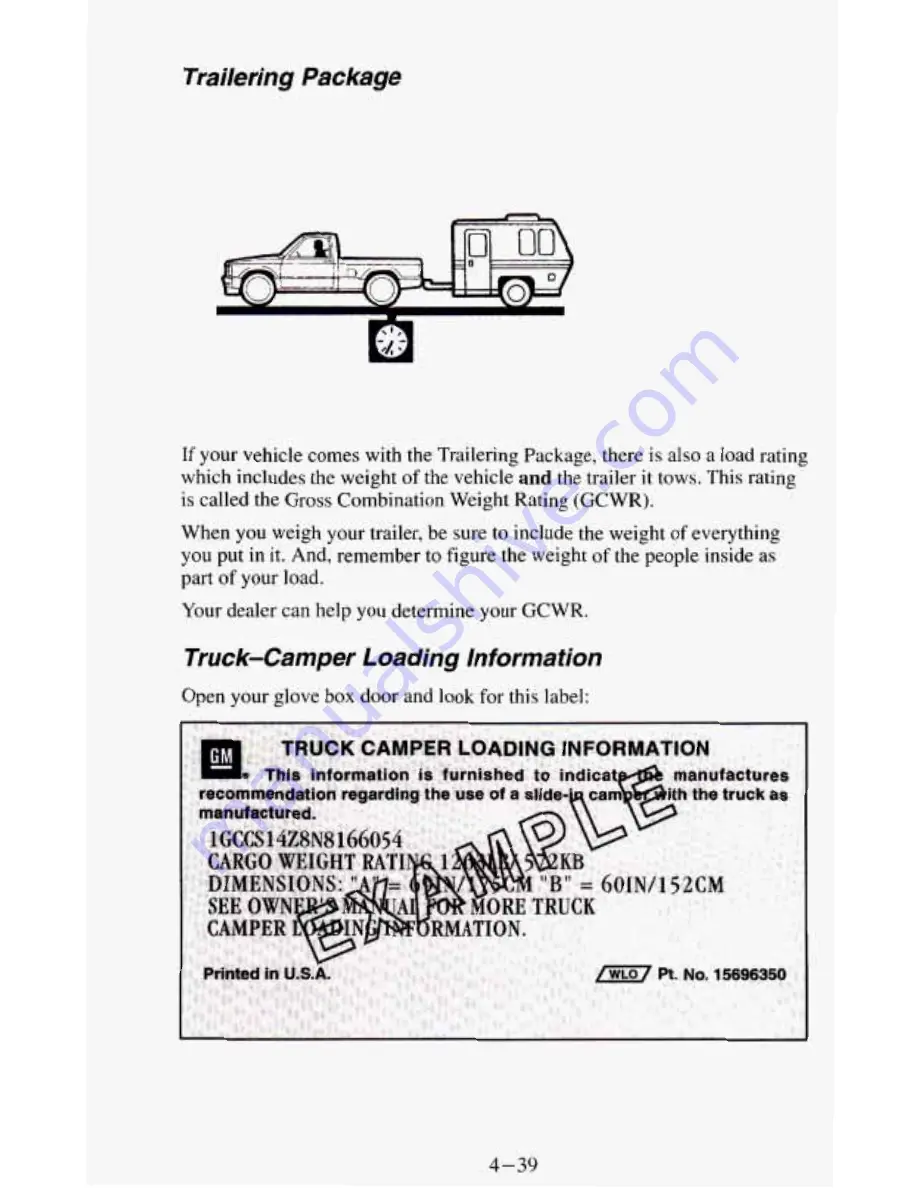 Chevrolet 1995 C/K Pickup Owner'S Manual Download Page 209