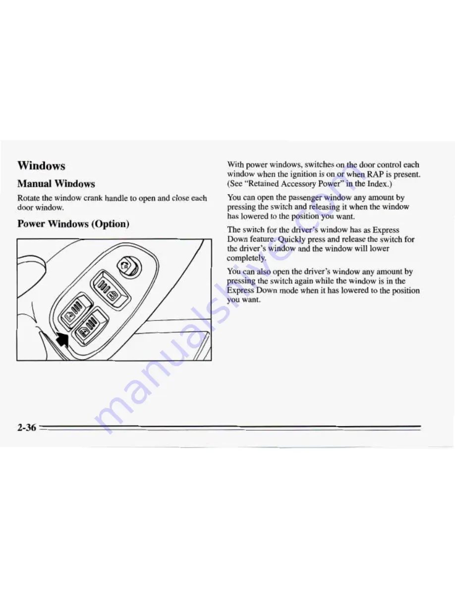 Chevrolet 1995 Camaro Owner'S Manual Download Page 88