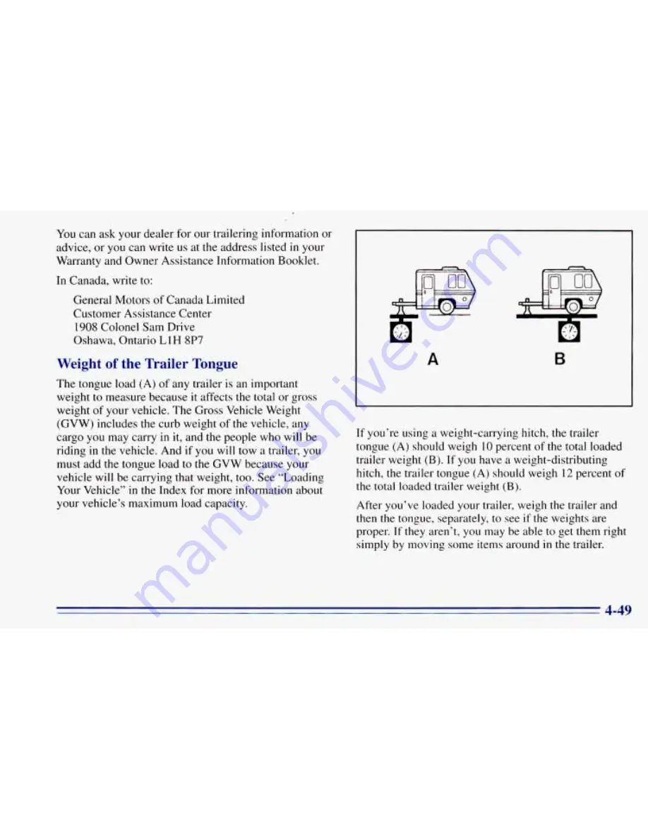 Chevrolet 1996 Blazer Owner'S Manual Download Page 203