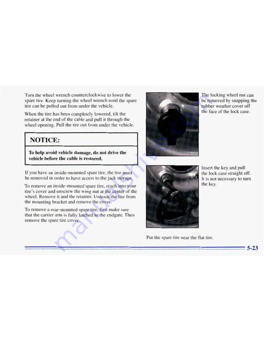 Chevrolet 1996 Blazer Owner'S Manual Download Page 235