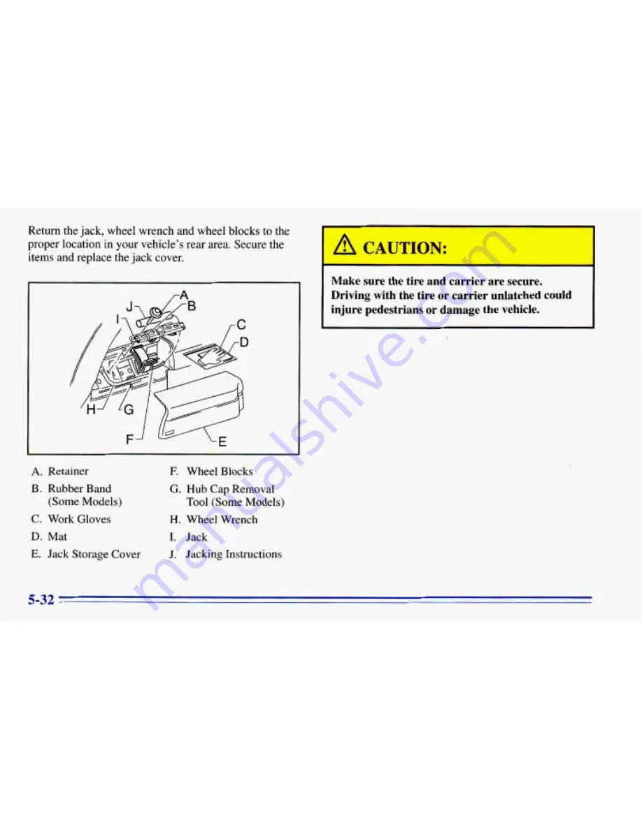 Chevrolet 1996 Blazer Owner'S Manual Download Page 244