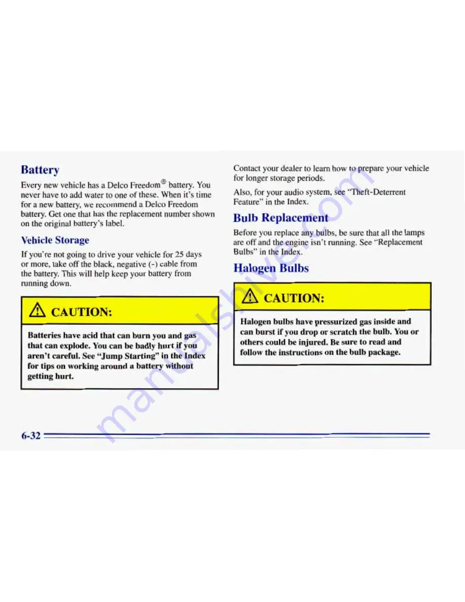 Chevrolet 1996 Blazer Owner'S Manual Download Page 280