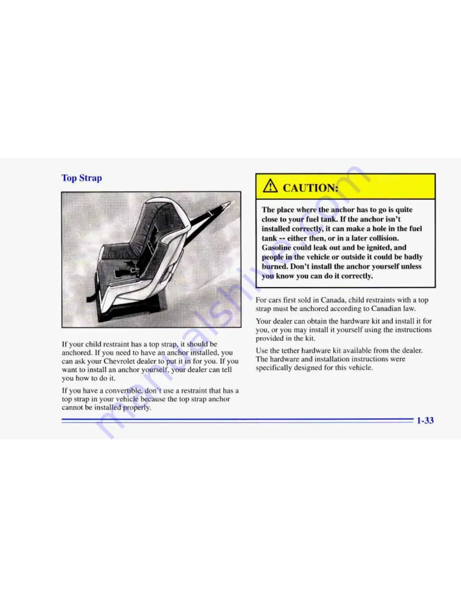 Chevrolet 1996 Camaro Owner'S Manual Download Page 44