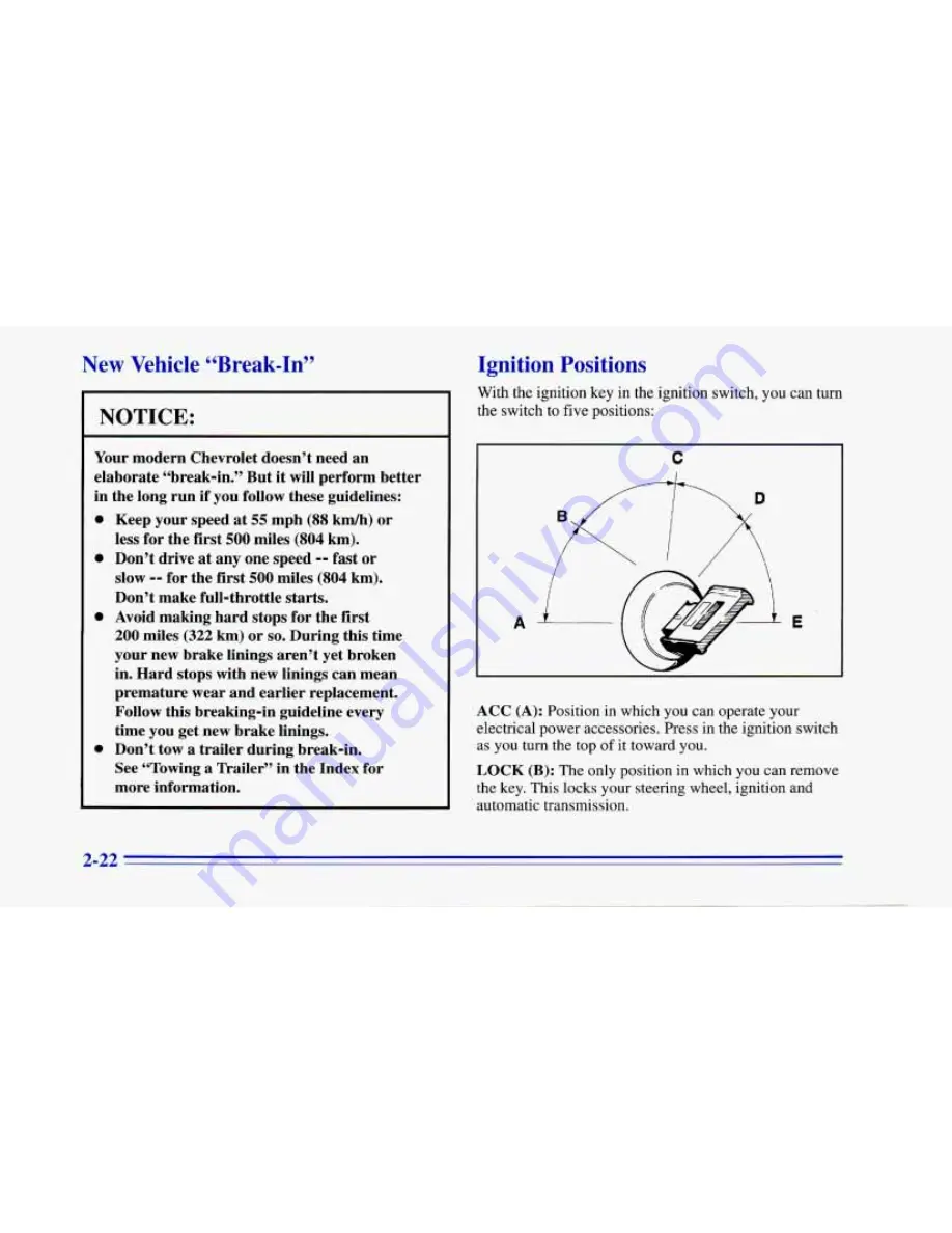 Chevrolet 1996 Camaro Owner'S Manual Download Page 77