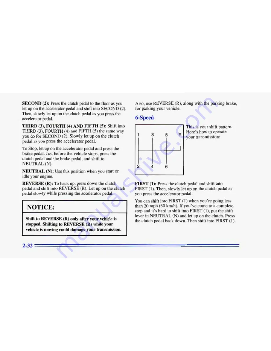 Chevrolet 1996 Camaro Owner'S Manual Download Page 87