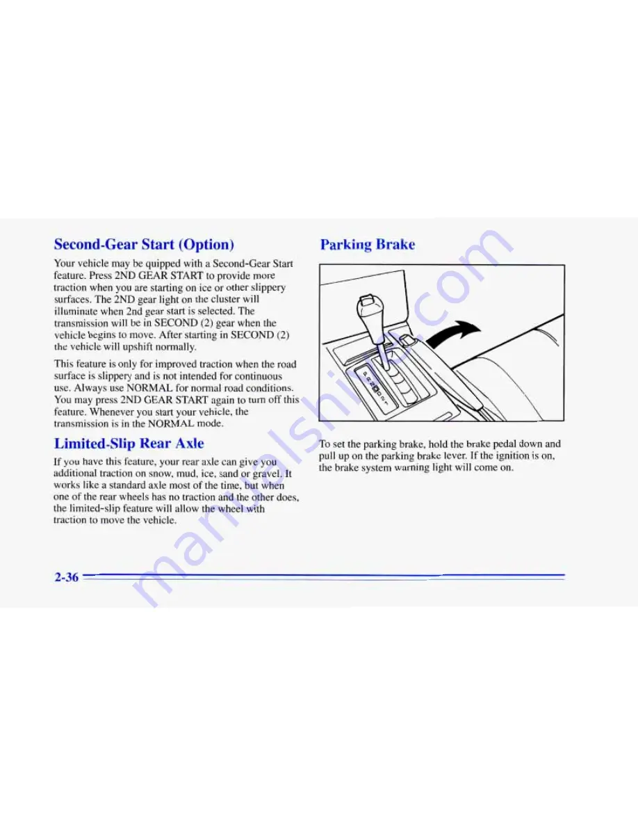 Chevrolet 1996 Camaro Owner'S Manual Download Page 91