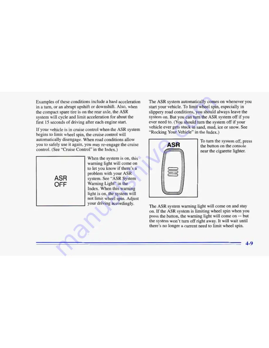 Chevrolet 1996 Camaro Owner'S Manual Download Page 174