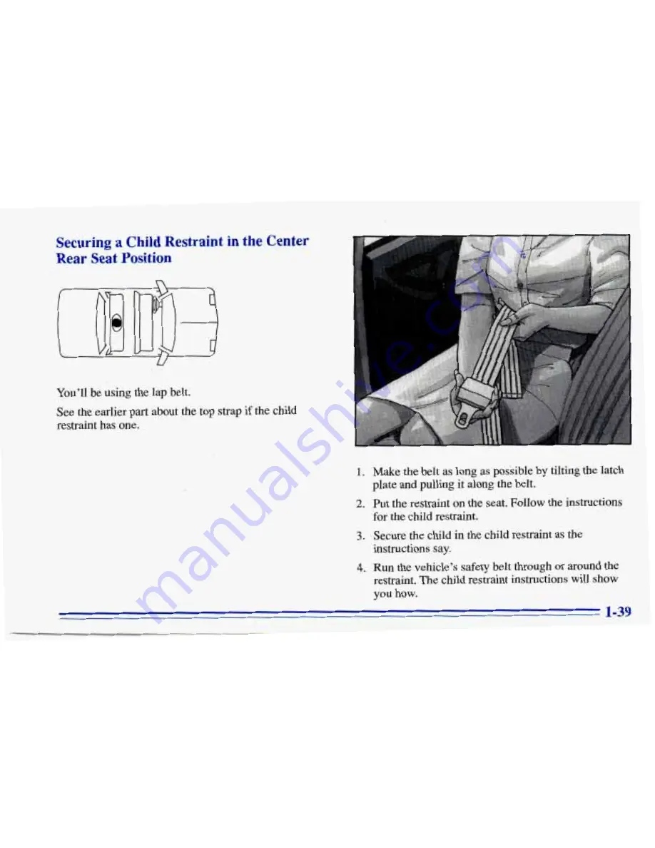 Chevrolet 1996 Cavalier Owner'S Manual Download Page 49