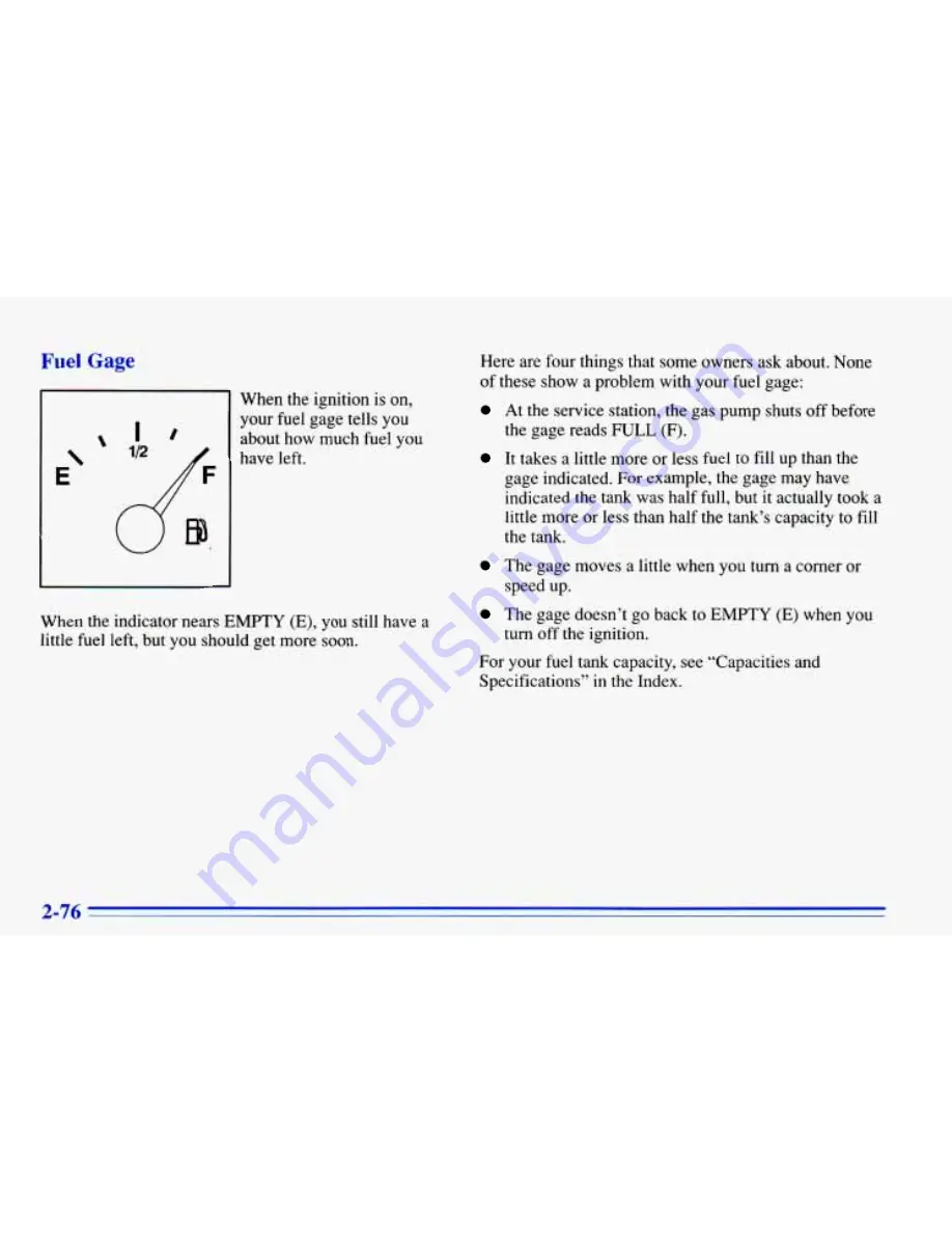 Chevrolet 1996 Cavalier Owner'S Manual Download Page 134