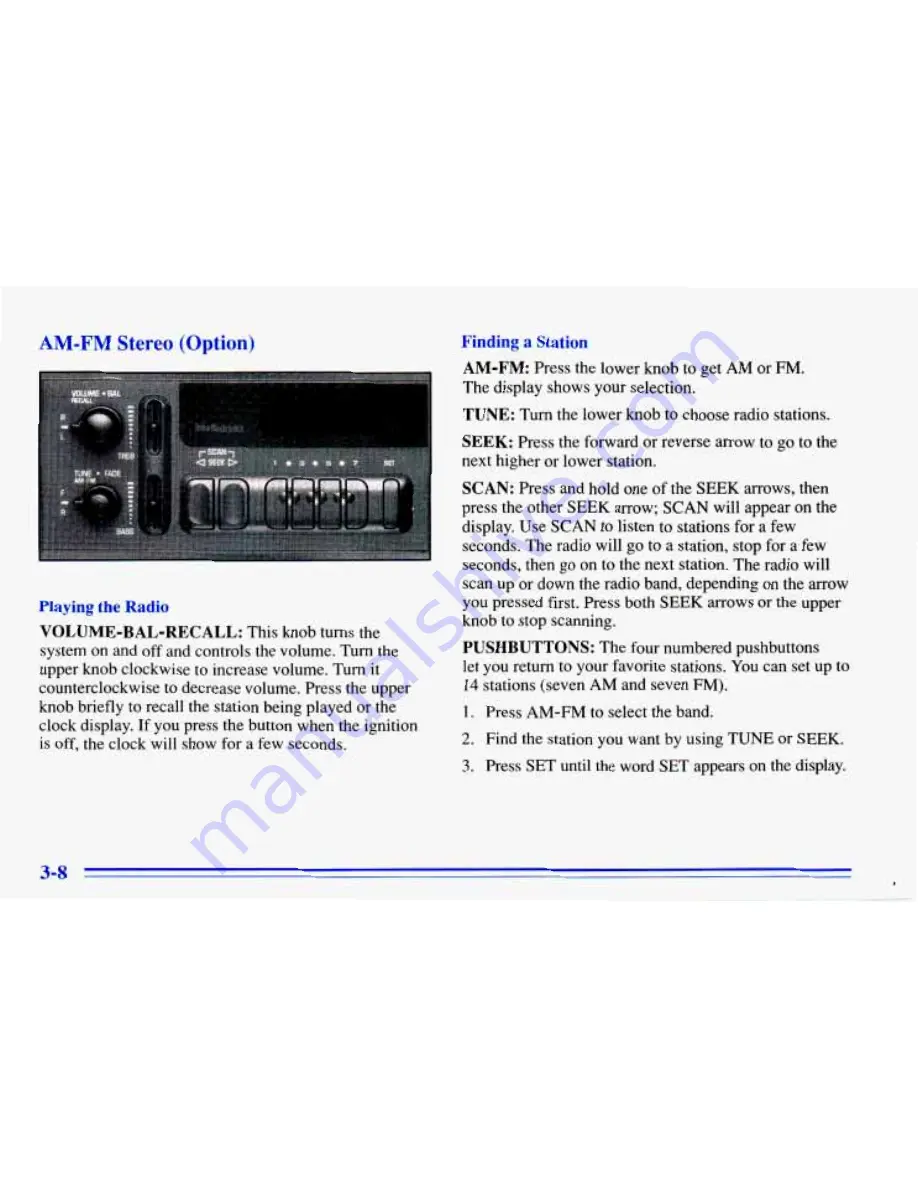 Chevrolet 1996 Cavalier Owner'S Manual Download Page 144