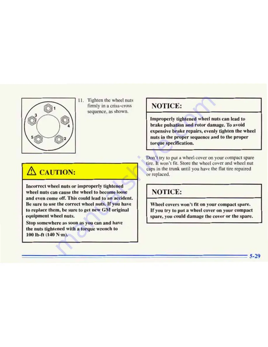 Chevrolet 1996 Cavalier Owner'S Manual Download Page 233