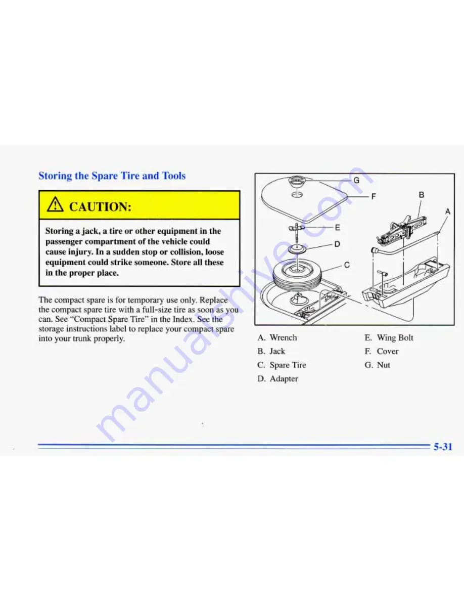 Chevrolet 1996 Cavalier Owner'S Manual Download Page 235