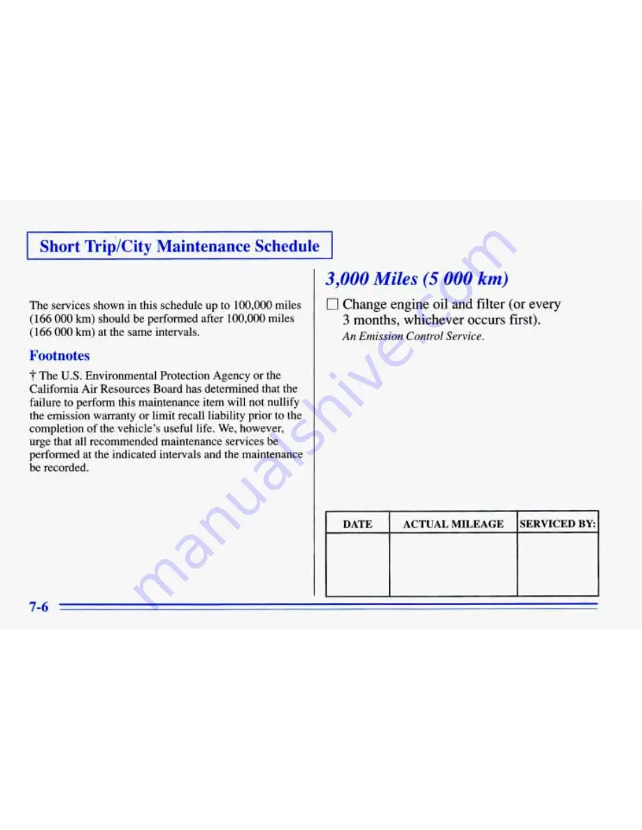 Chevrolet 1996 Cavalier Owner'S Manual Download Page 304