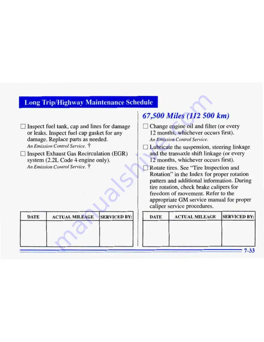 Chevrolet 1996 Cavalier Owner'S Manual Download Page 331