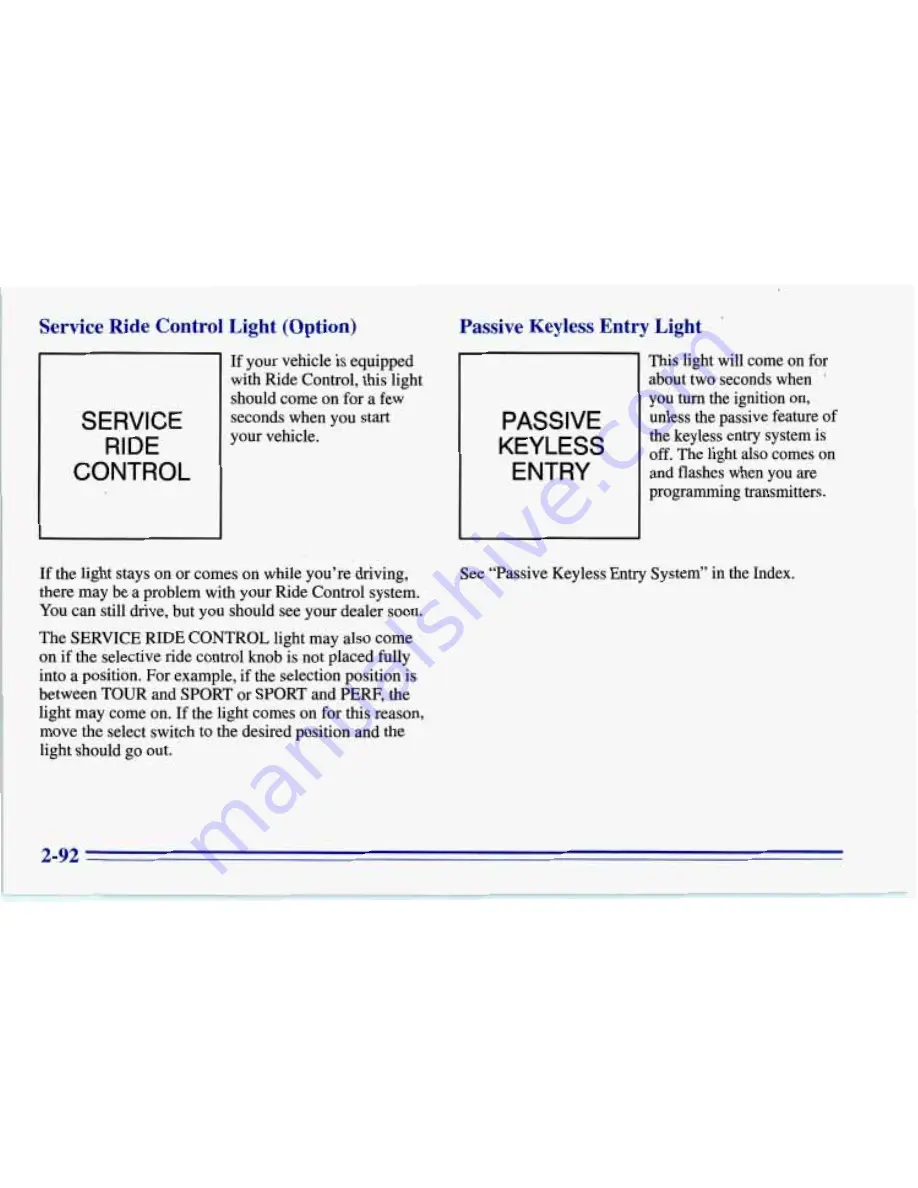 Chevrolet 1996 Corvette Owner'S Manual Download Page 135