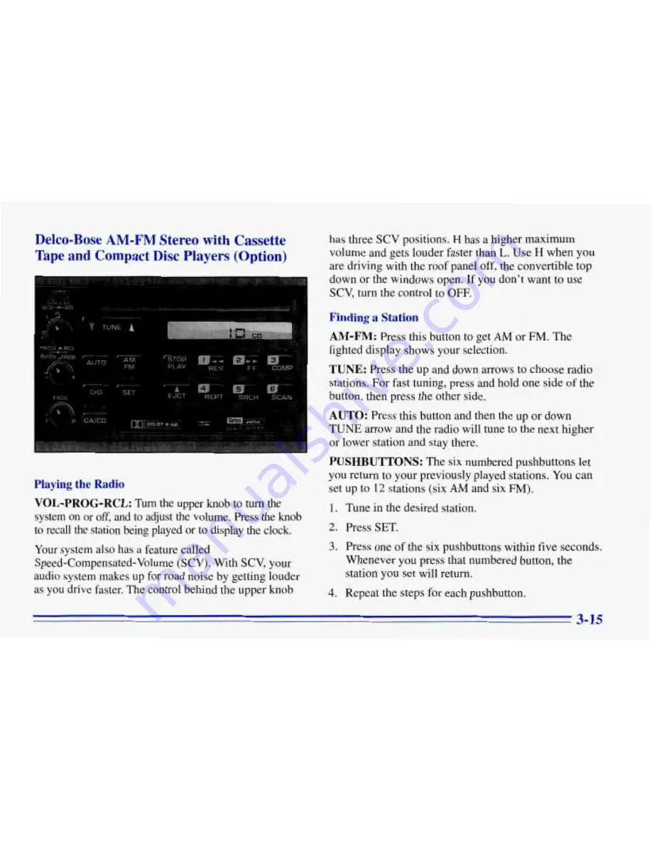 Chevrolet 1996 Corvette Owner'S Manual Download Page 156