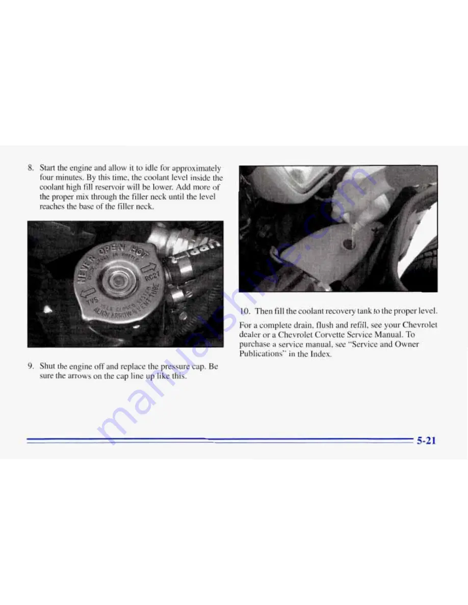 Chevrolet 1996 Corvette Owner'S Manual Download Page 212