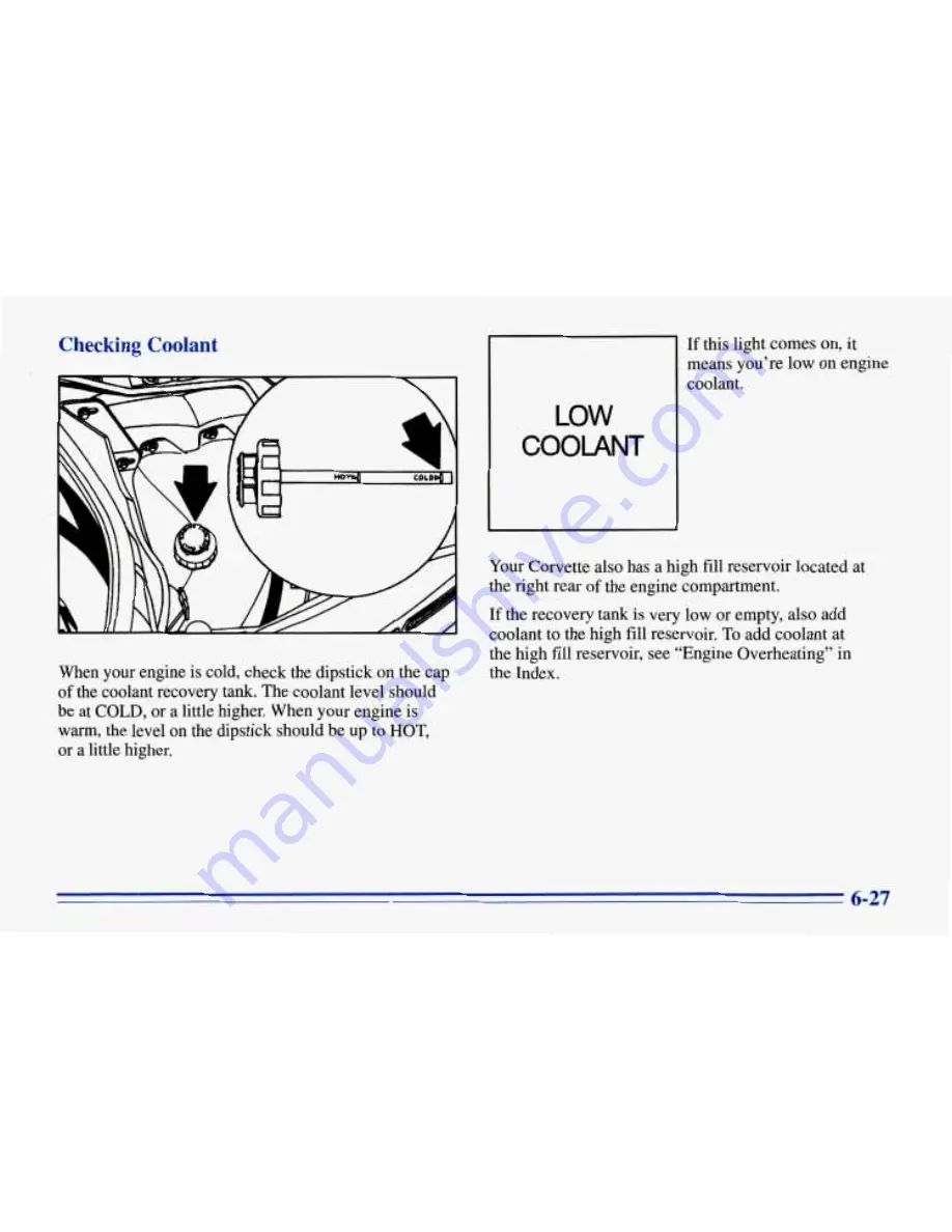 Chevrolet 1996 Corvette Owner'S Manual Download Page 258