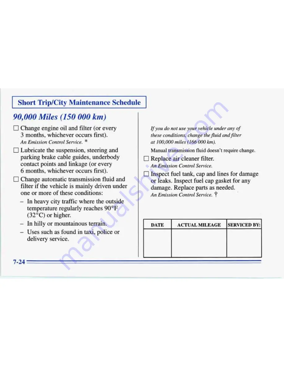 Chevrolet 1996 Corvette Owner'S Manual Download Page 335