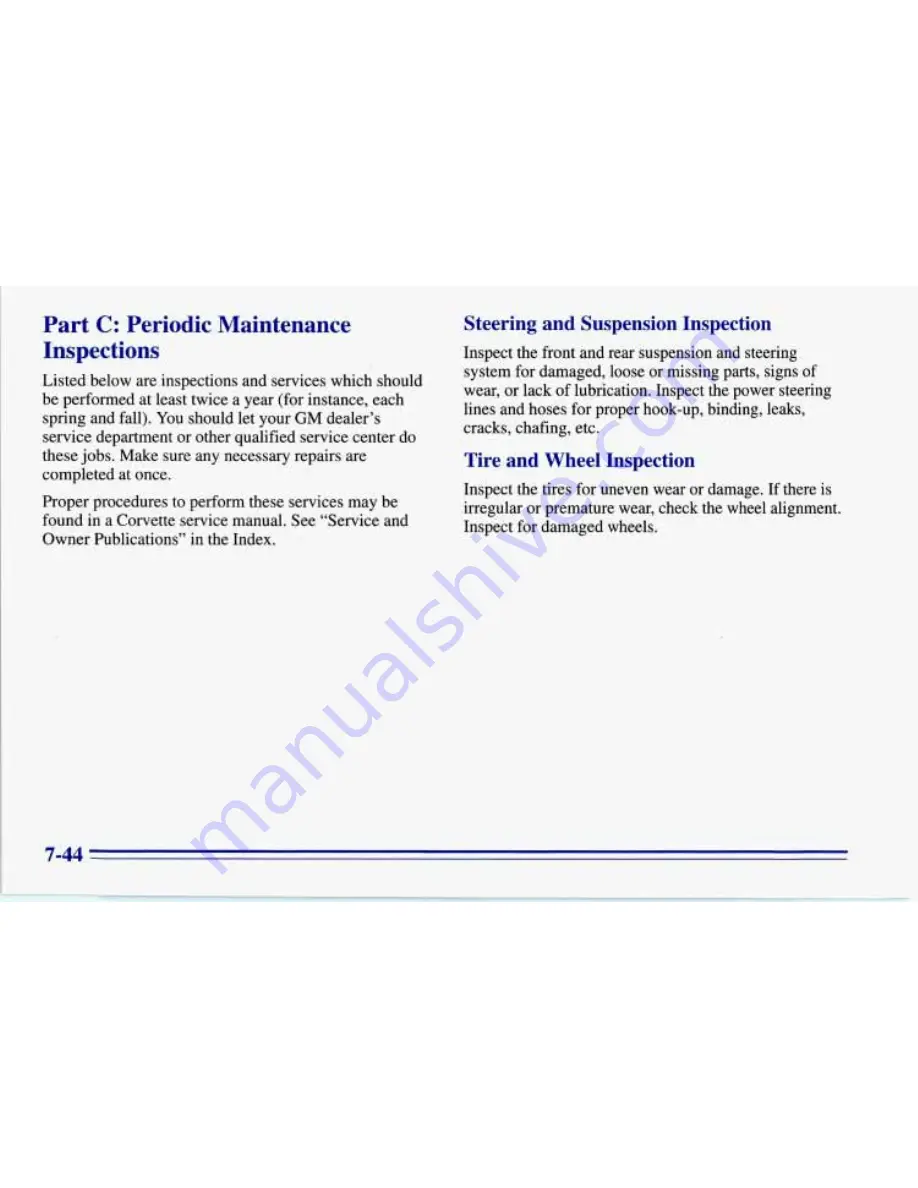 Chevrolet 1996 Corvette Owner'S Manual Download Page 355