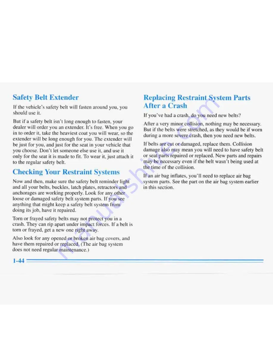 Chevrolet 1996 Monte Carlo Owner'S Manual Download Page 56