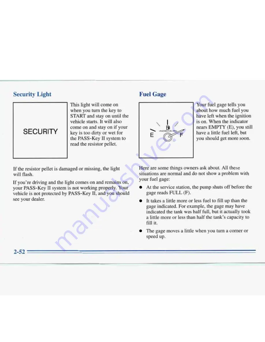 Chevrolet 1996 Monte Carlo Owner'S Manual Download Page 110