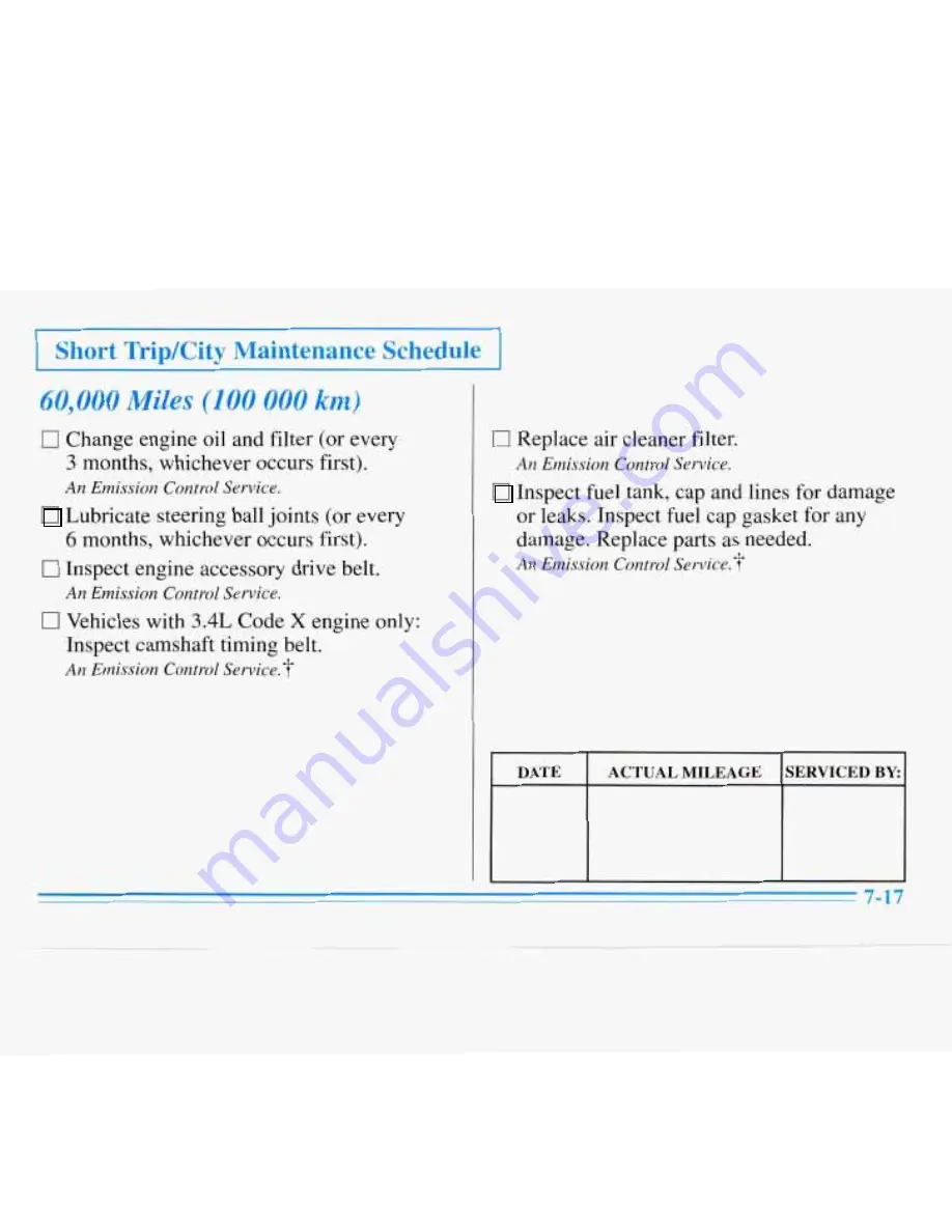 Chevrolet 1996 Monte Carlo Owner'S Manual Download Page 289