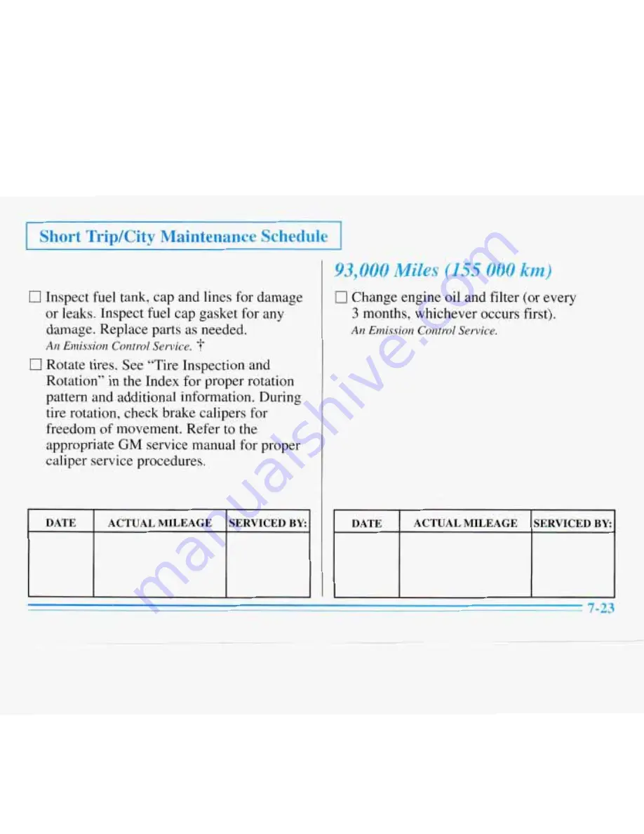 Chevrolet 1996 Monte Carlo Owner'S Manual Download Page 295