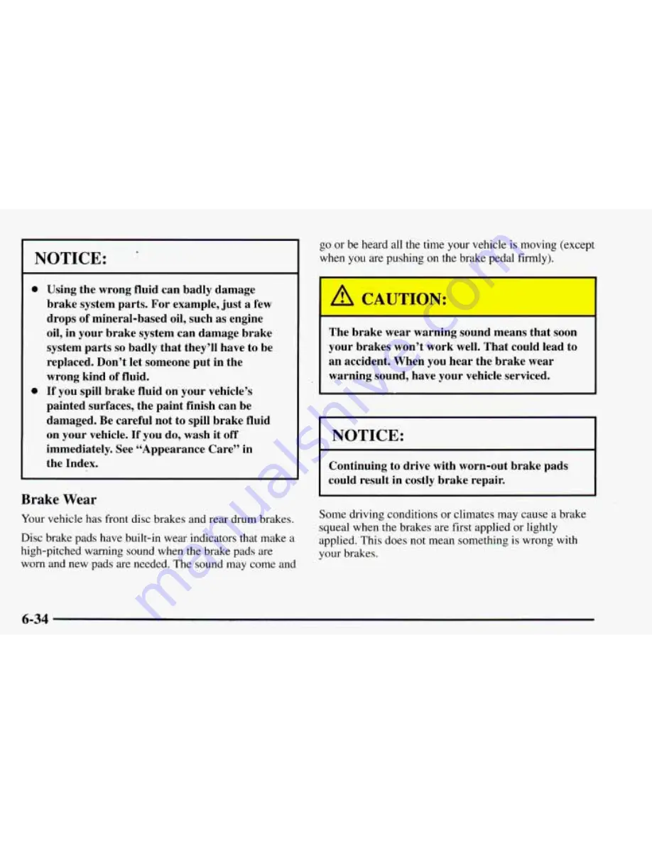 Chevrolet 1997 Astro Owner'S Manual Download Page 290