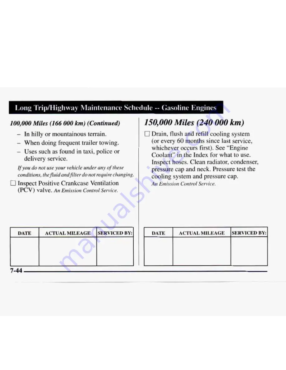 Chevrolet 1997 Express Owner'S Manual Download Page 347