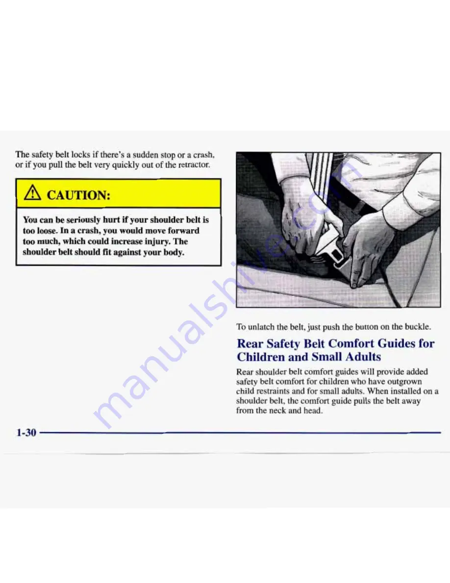 Chevrolet 1997 Malibu Owner'S Manual Download Page 39