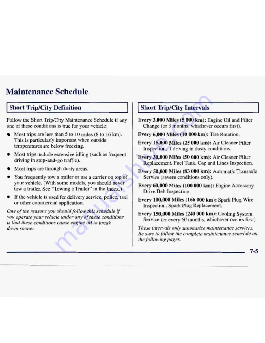 Chevrolet 1997 Malibu Owner'S Manual Download Page 288