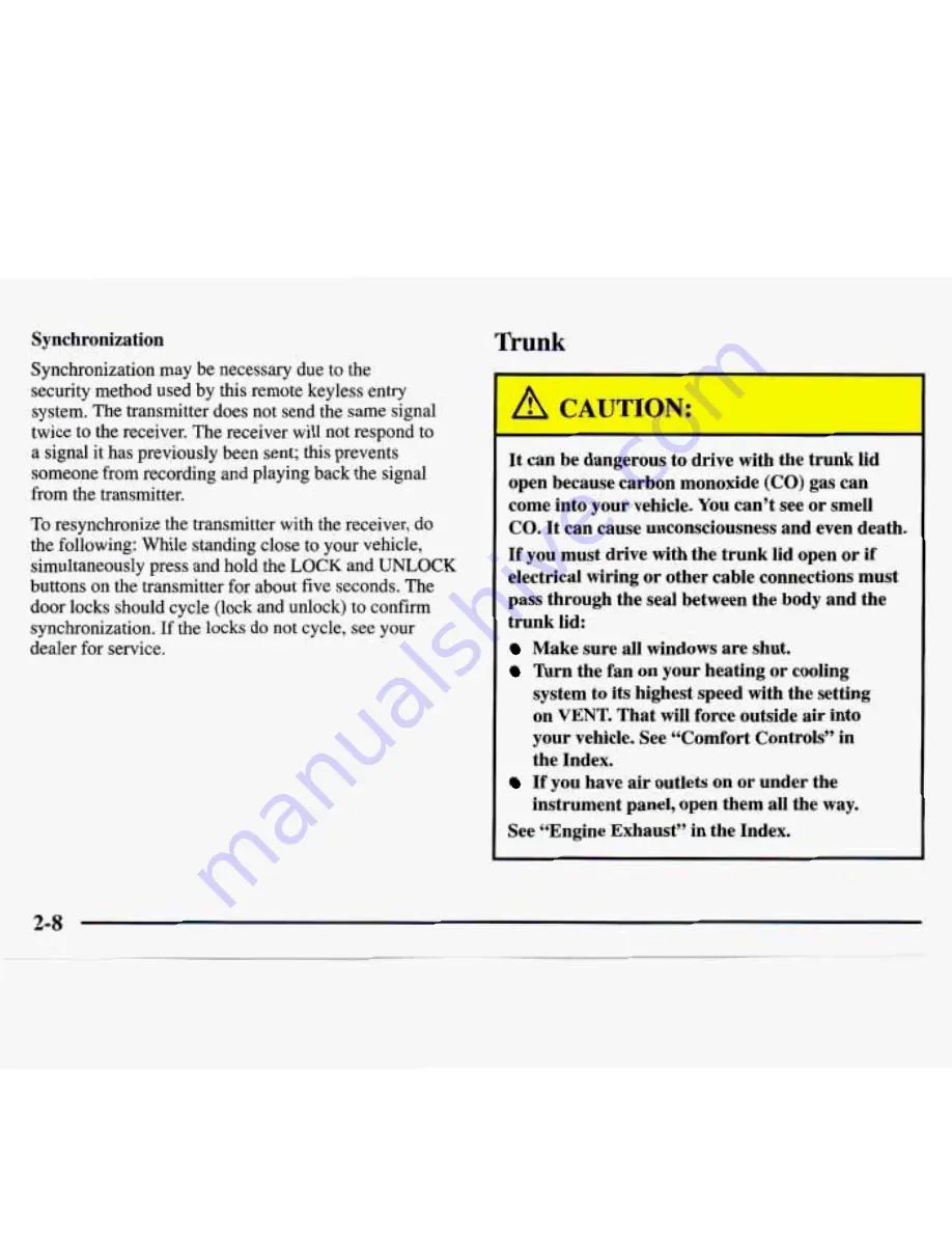 Chevrolet 1997 Monte Carlo Owner'S Manual Download Page 67