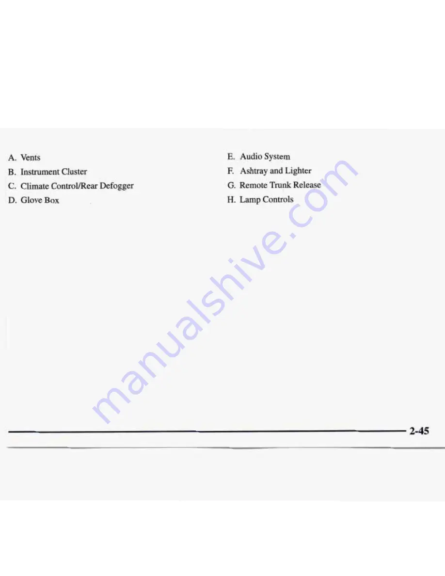 Chevrolet 1997 Monte Carlo Owner'S Manual Download Page 104