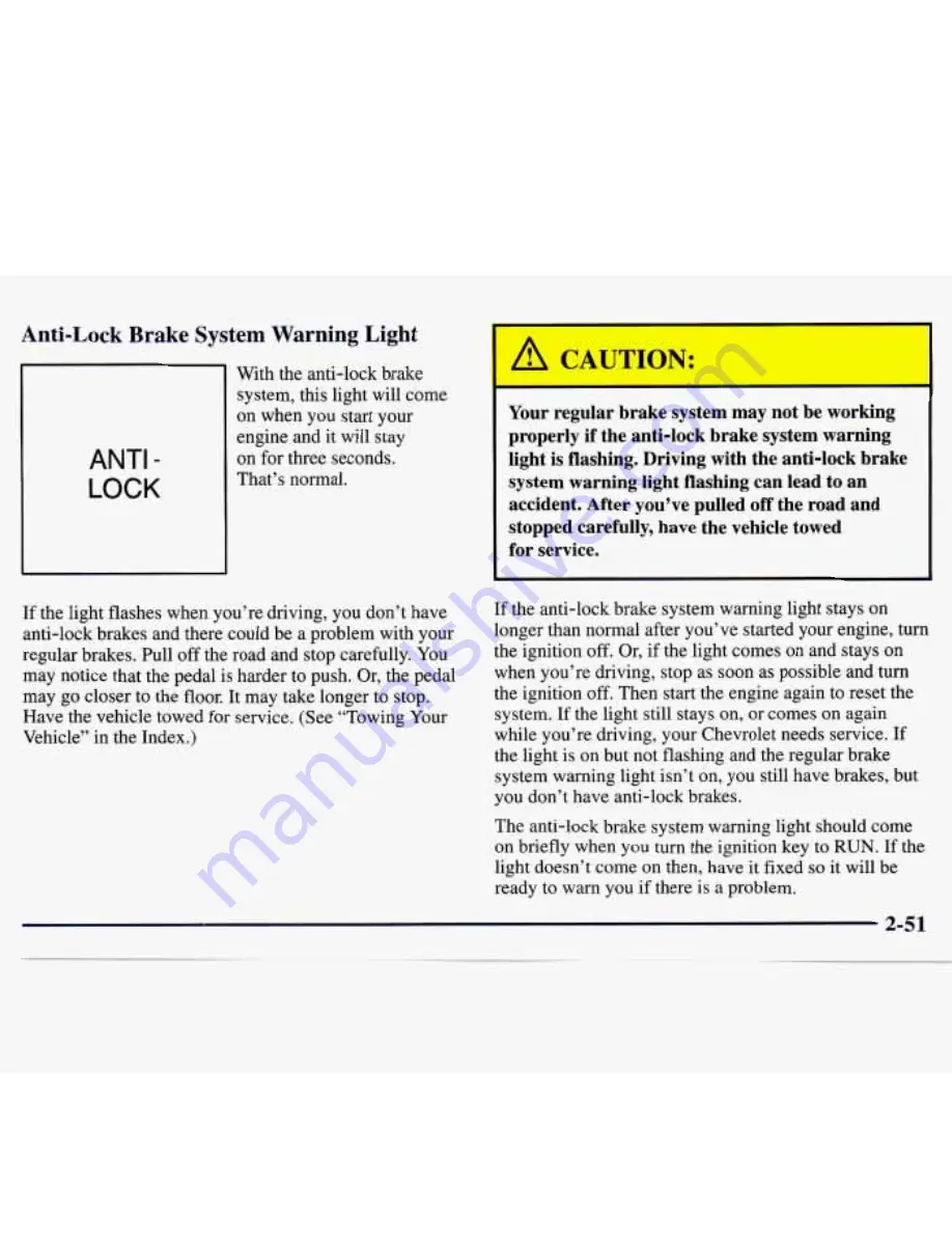 Chevrolet 1997 Monte Carlo Owner'S Manual Download Page 110