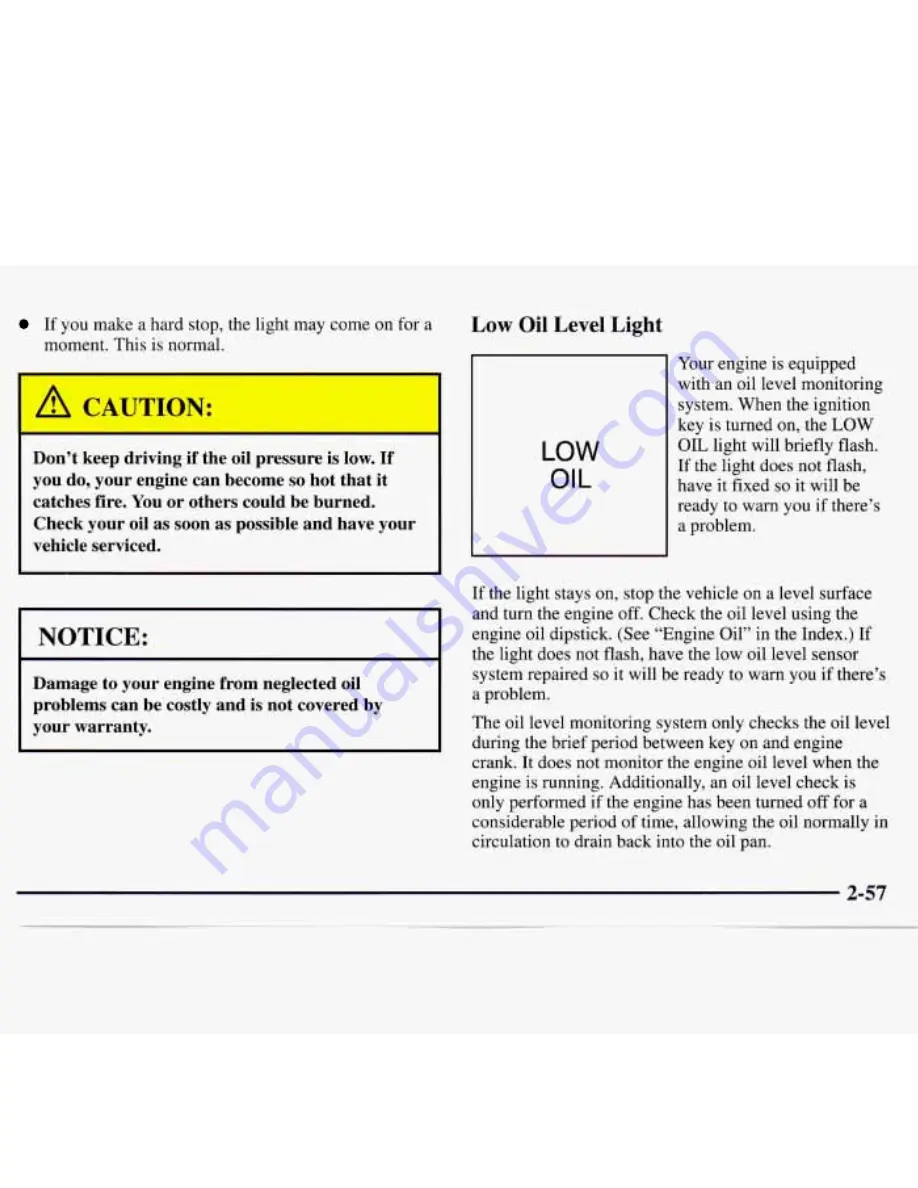 Chevrolet 1997 Monte Carlo Owner'S Manual Download Page 116