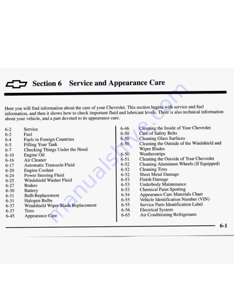 Chevrolet 1997 Monte Carlo Owner'S Manual Download Page 216