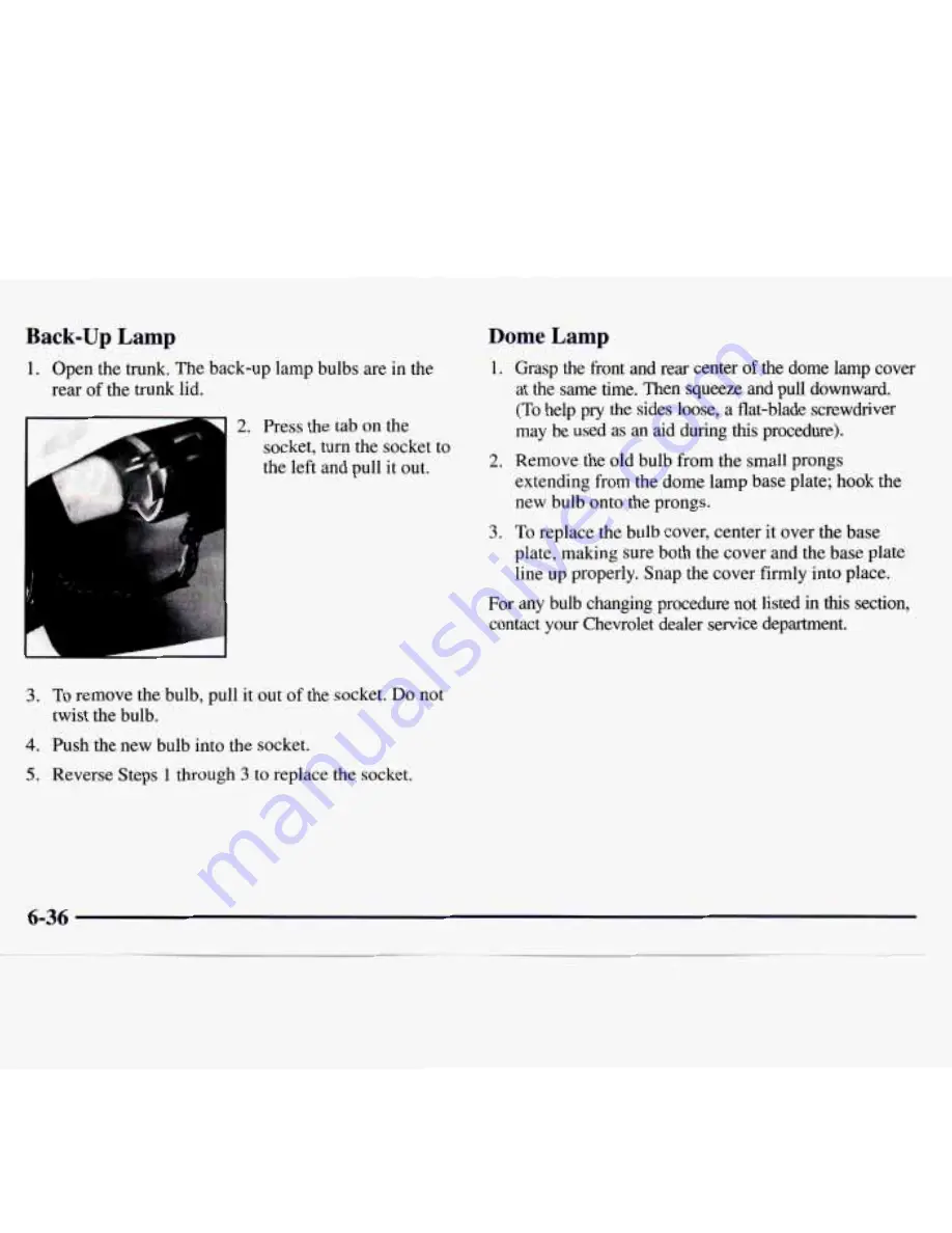 Chevrolet 1997 Monte Carlo Owner'S Manual Download Page 251