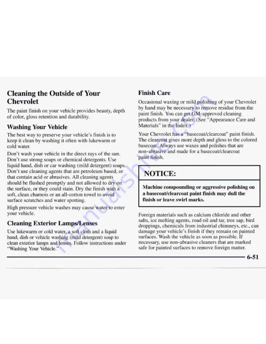 Chevrolet 1997 Monte Carlo Owner'S Manual Download Page 266