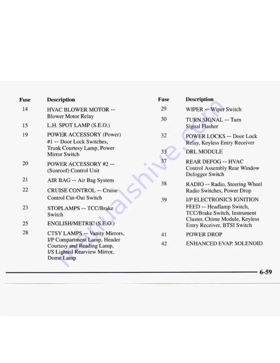 Chevrolet 1997 Monte Carlo Owner'S Manual Download Page 274