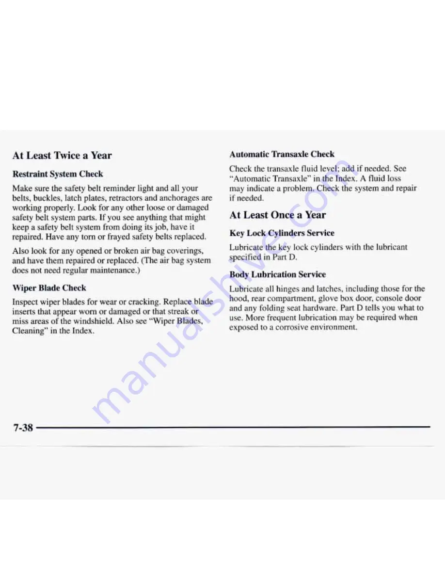 Chevrolet 1997 Monte Carlo Owner'S Manual Download Page 319