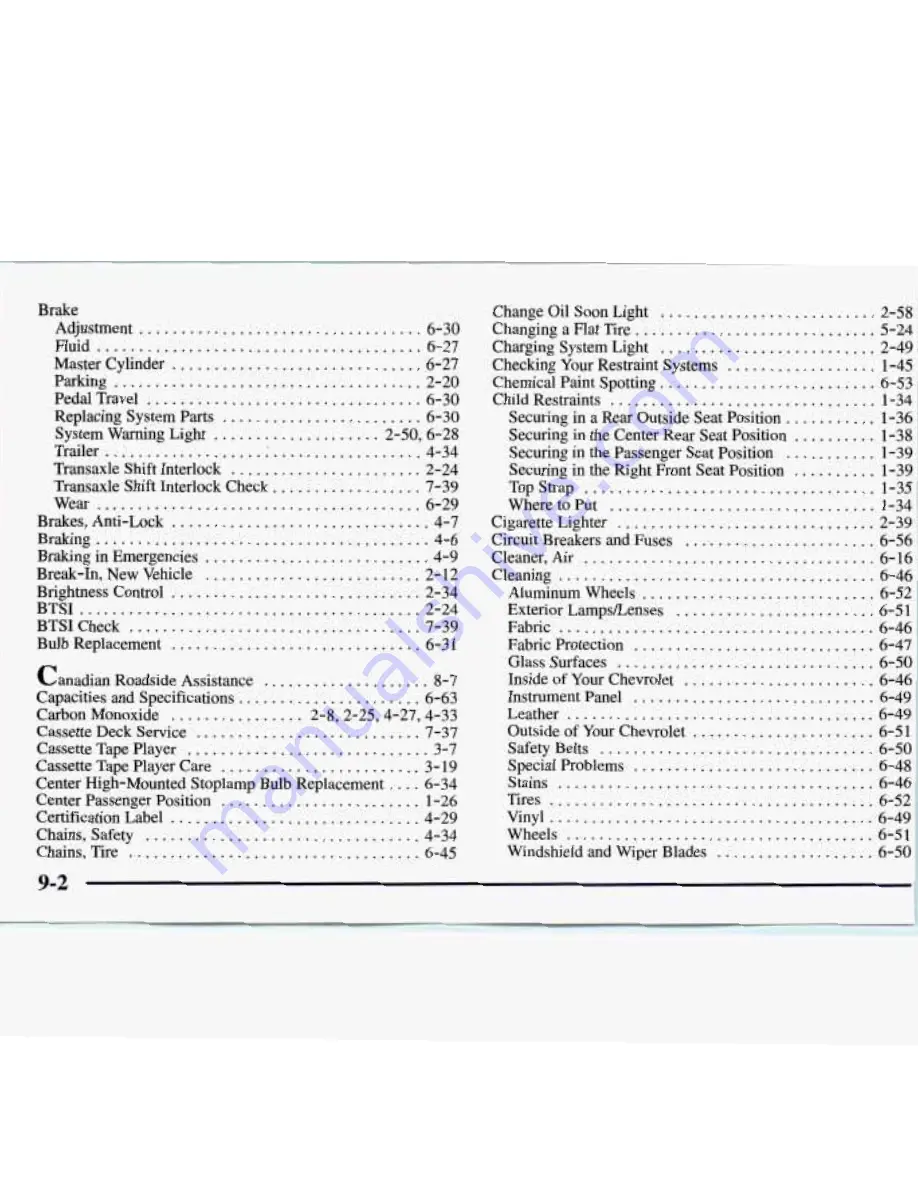 Chevrolet 1997 Monte Carlo Owner'S Manual Download Page 347