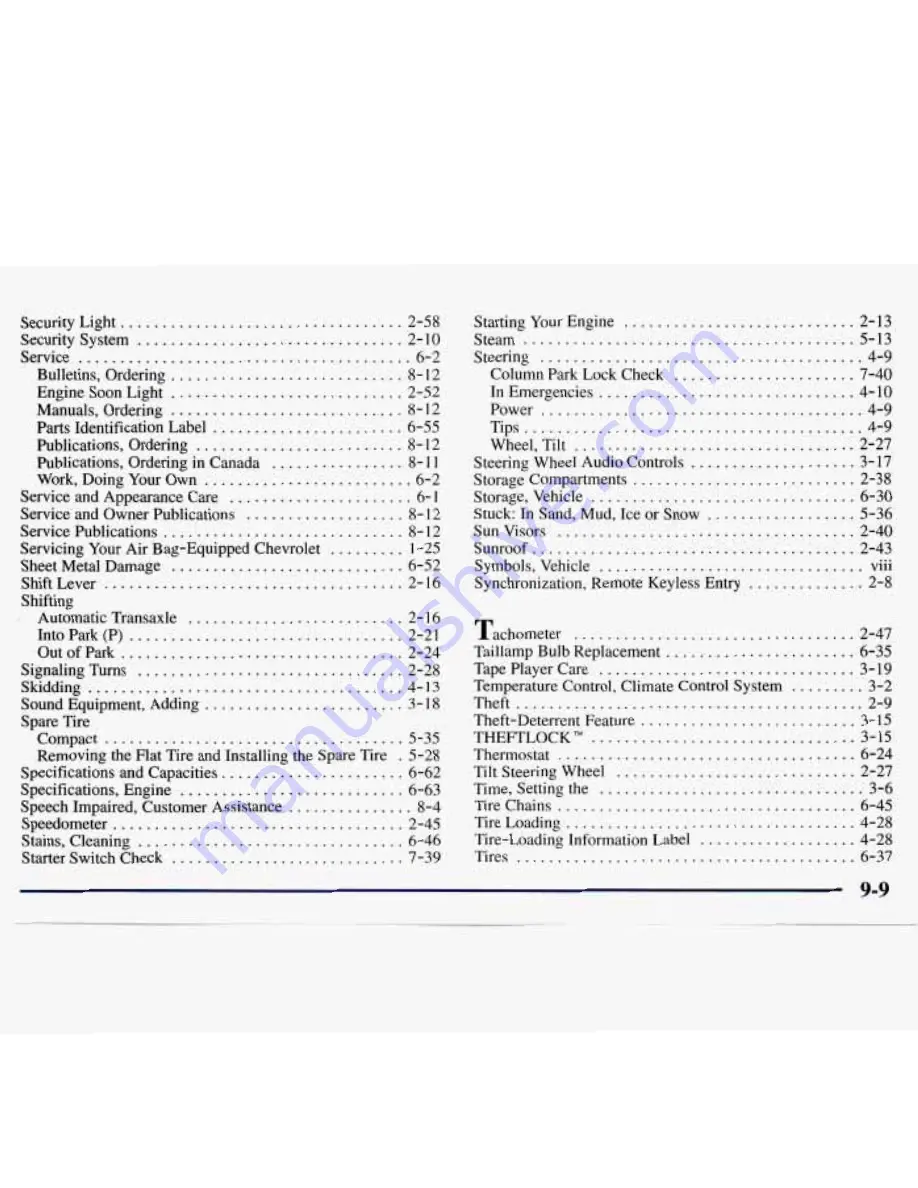 Chevrolet 1997 Monte Carlo Owner'S Manual Download Page 354