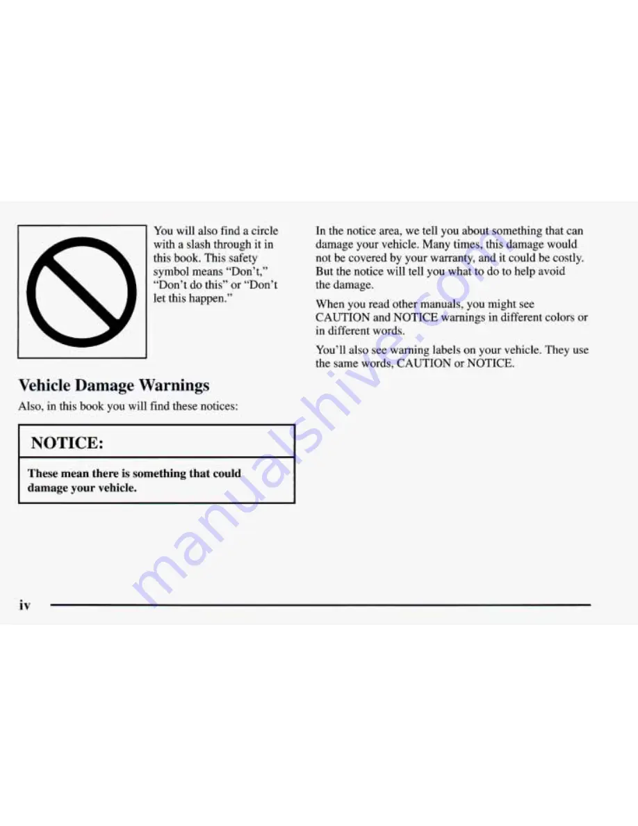 Chevrolet 1998 Blazer Owner'S Manual Download Page 14