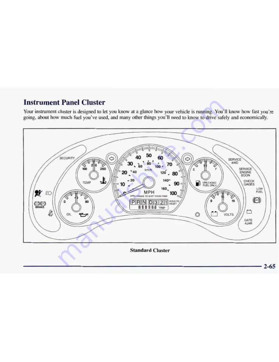 Chevrolet 1998 Blazer Owner'S Manual Download Page 139