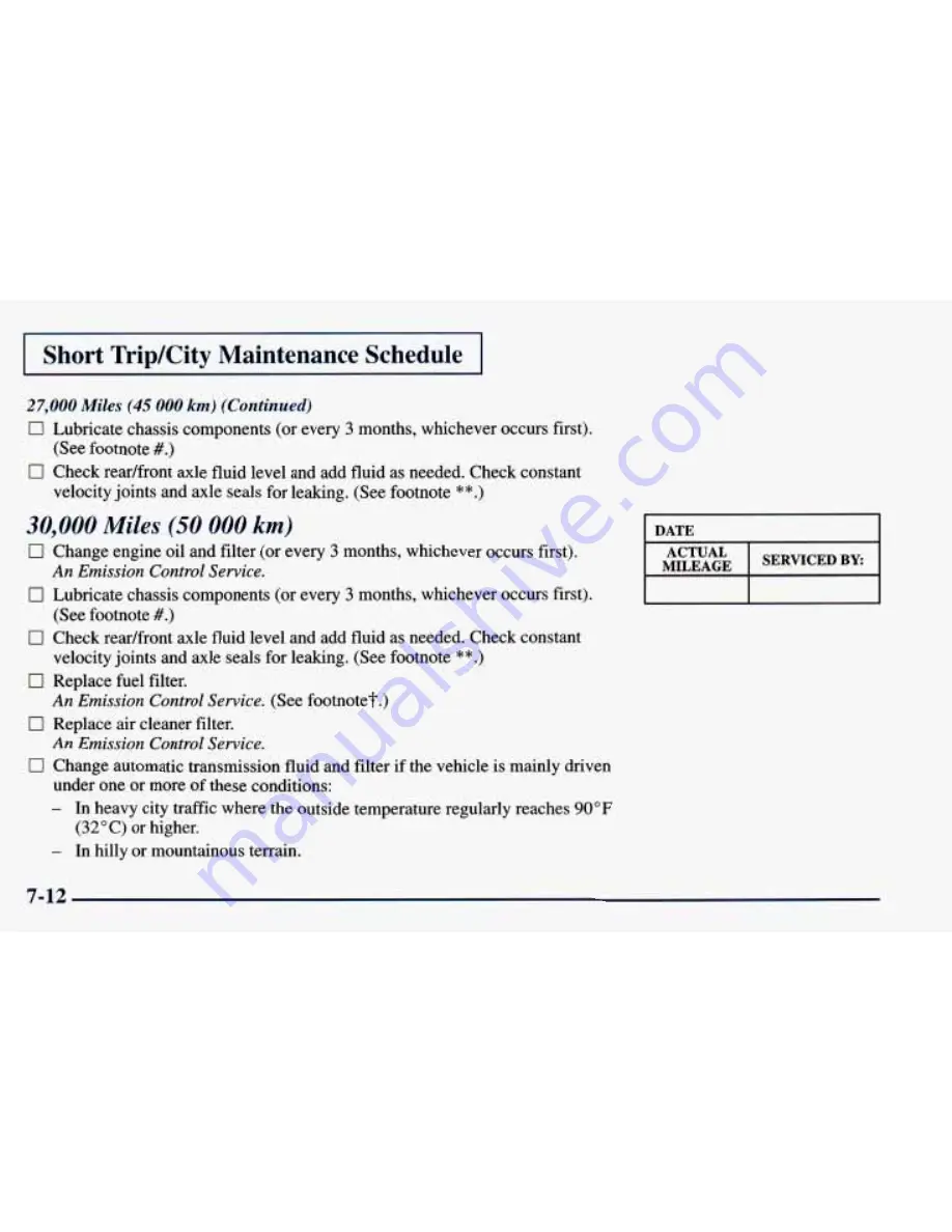 Chevrolet 1998 Blazer Owner'S Manual Download Page 348