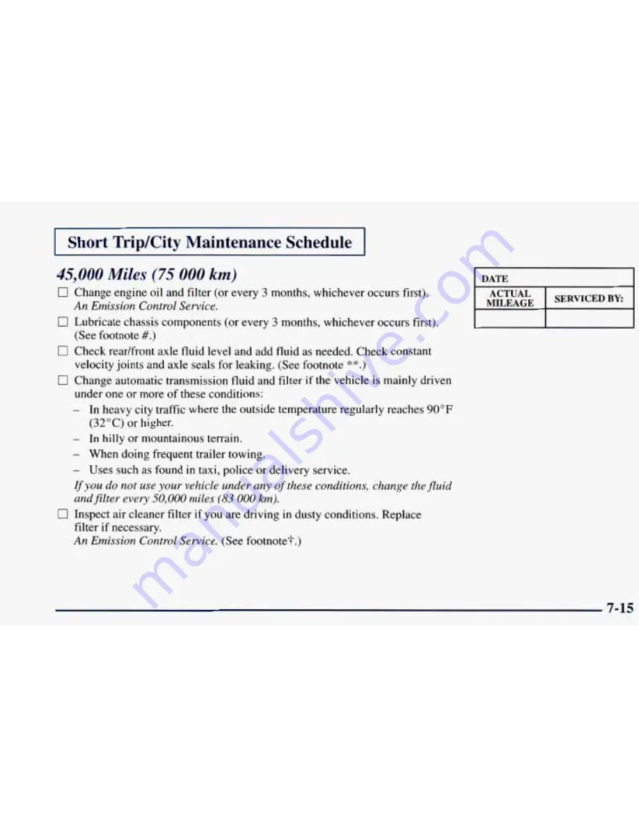 Chevrolet 1998 Blazer Owner'S Manual Download Page 351