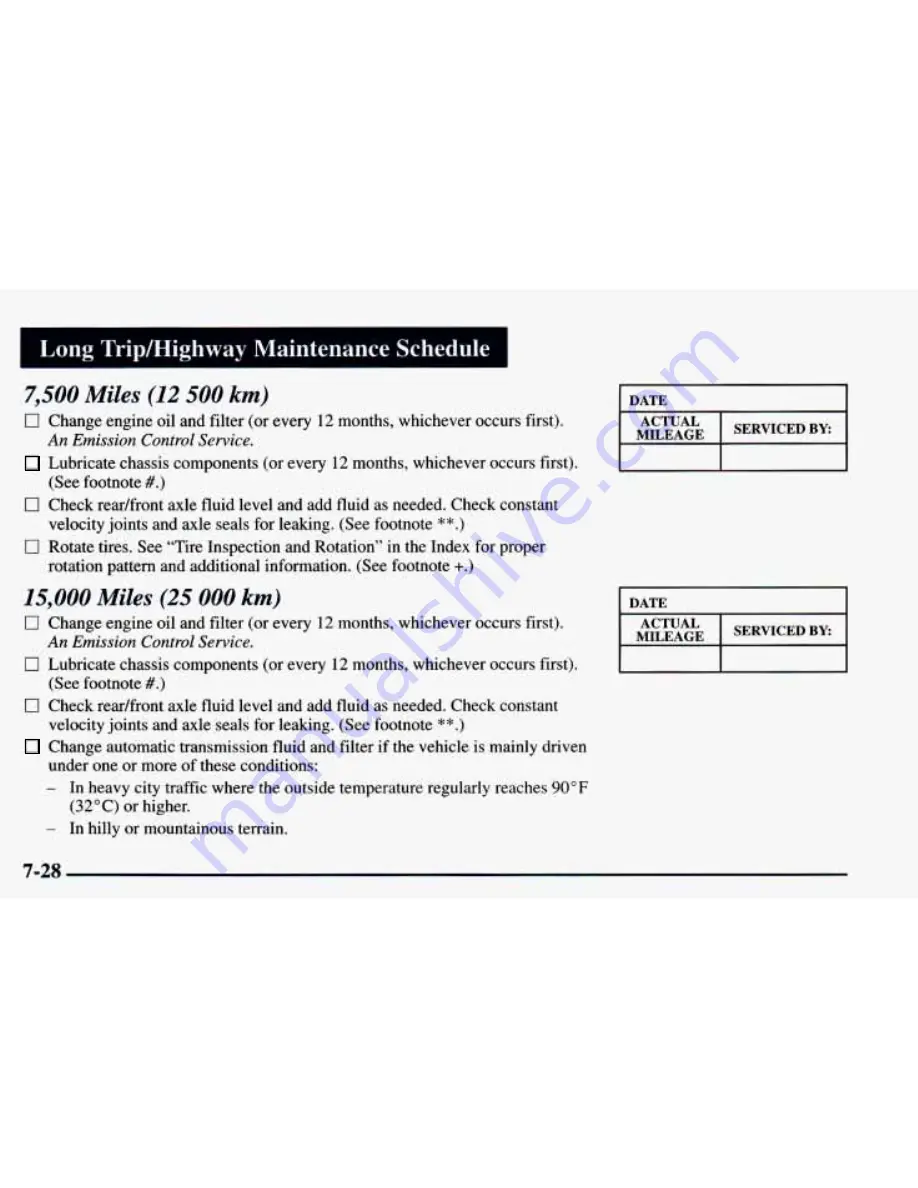 Chevrolet 1998 Blazer Owner'S Manual Download Page 364