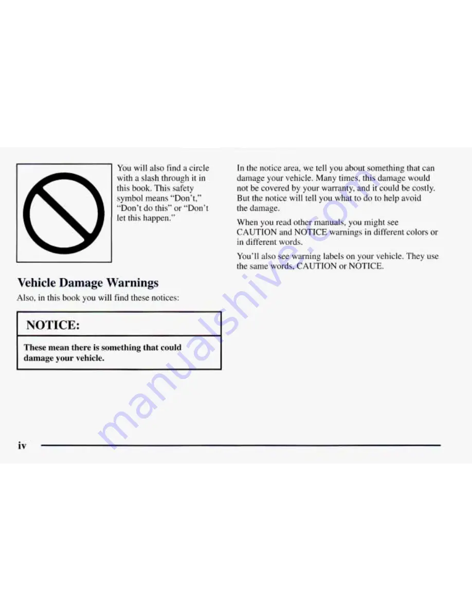 Chevrolet 1998 C/K Full-Size Pickup Owner'S Manual Download Page 10